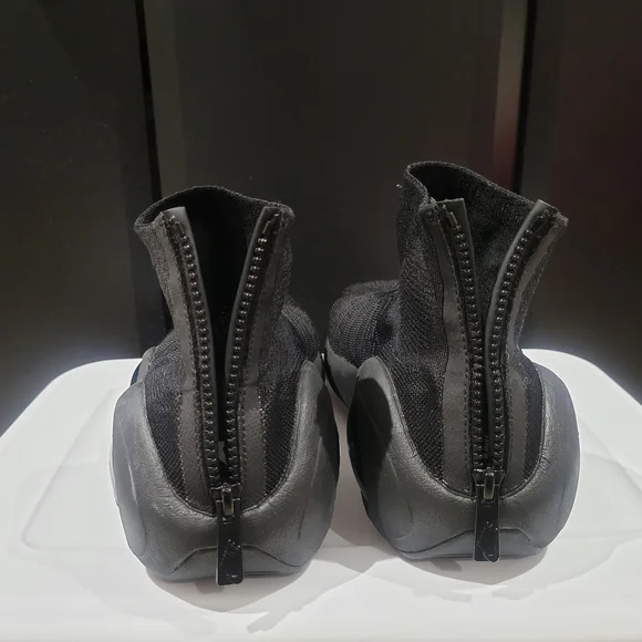 Nike Flight Bonafide Triple Black Knit Sock - Picture 3 of 9